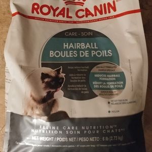 Royal Canin hairball formula 6lbs